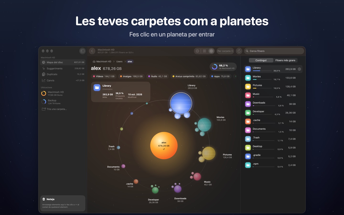DiskOrbit, pantalla 1