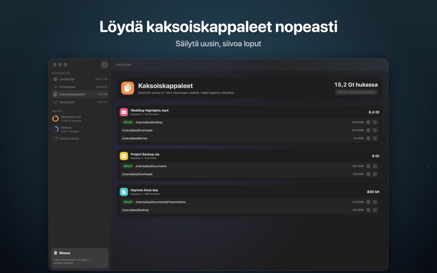 DiskOrbit, näkymä 4