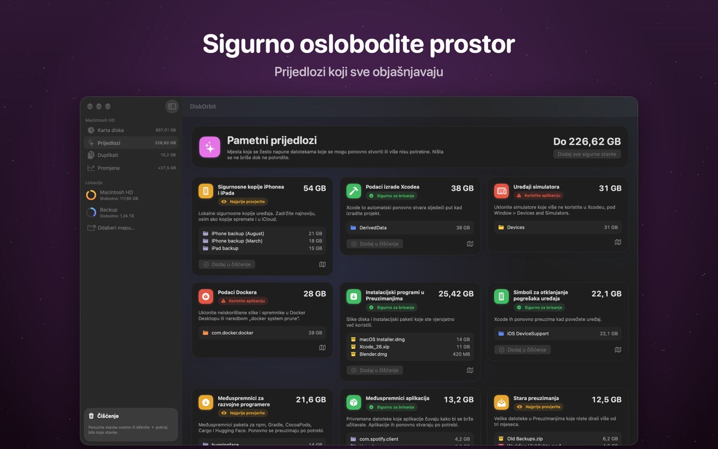 DiskOrbit, zaslon 3