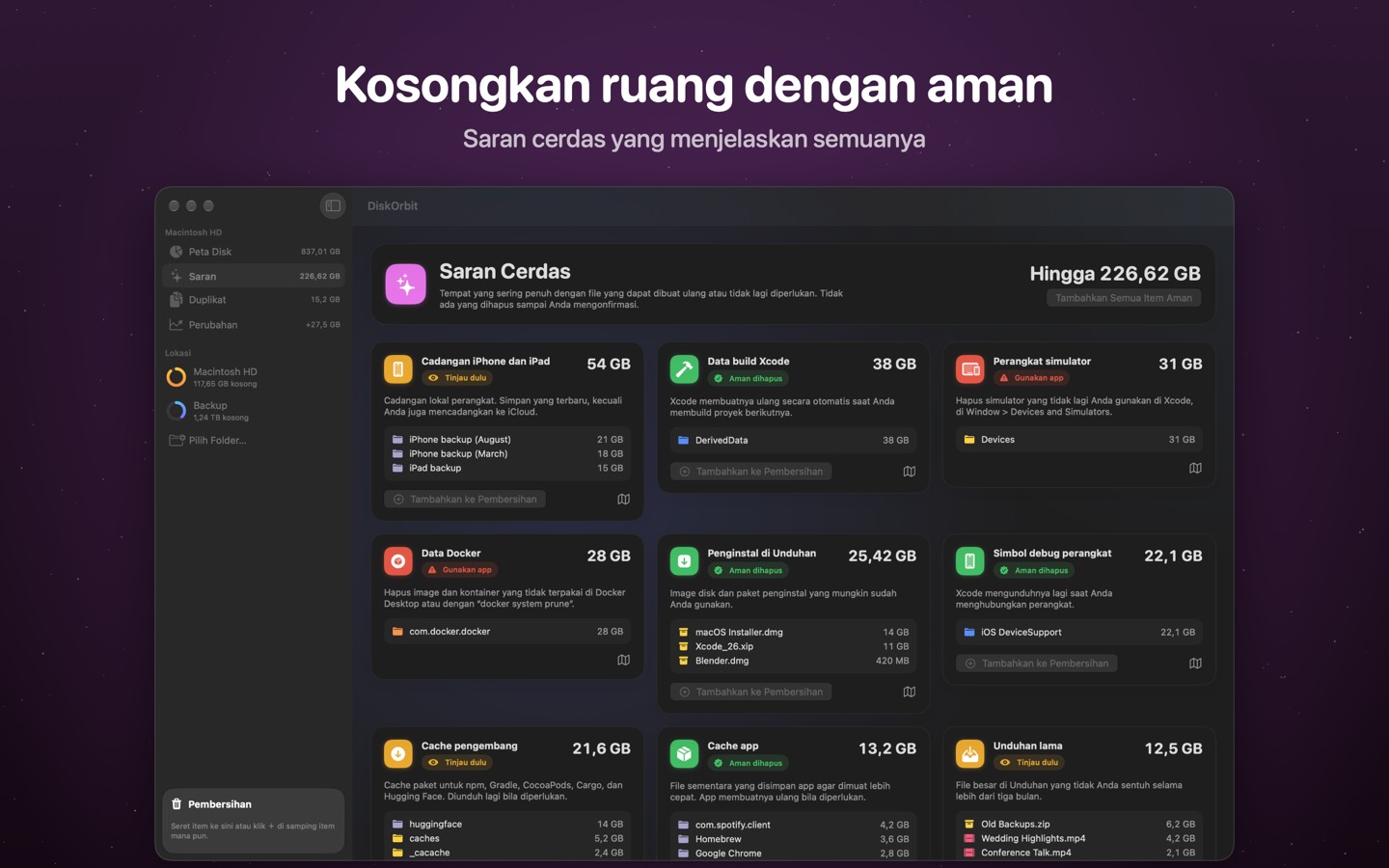 DiskOrbit, tampilan 3