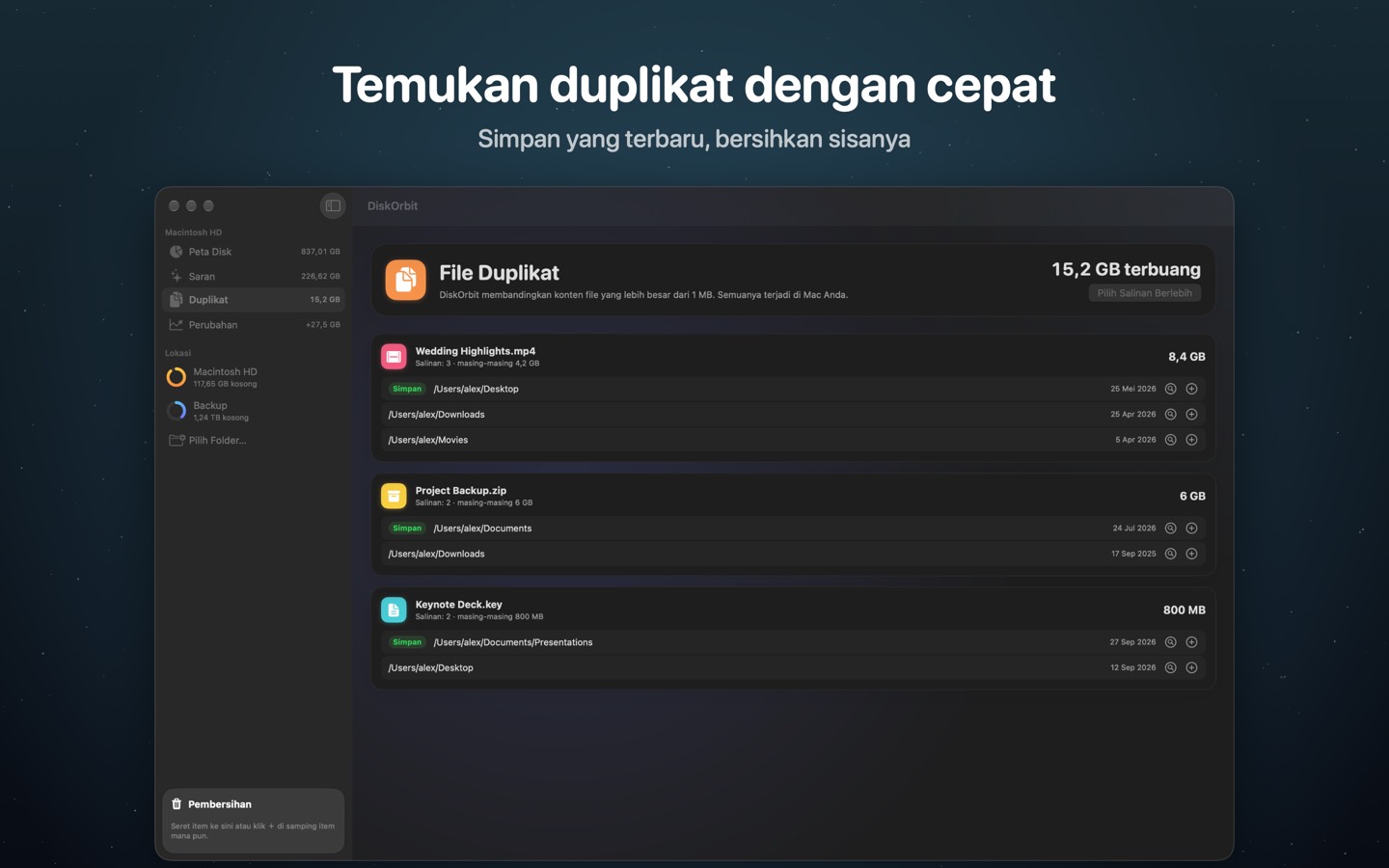 DiskOrbit, tampilan 4