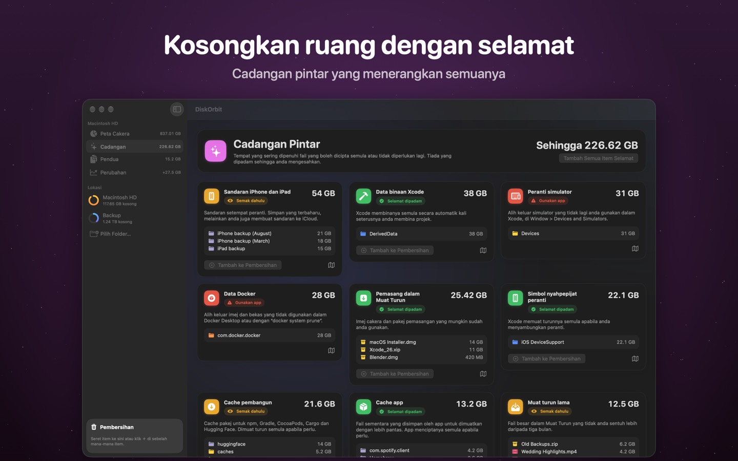 DiskOrbit, skrin 3