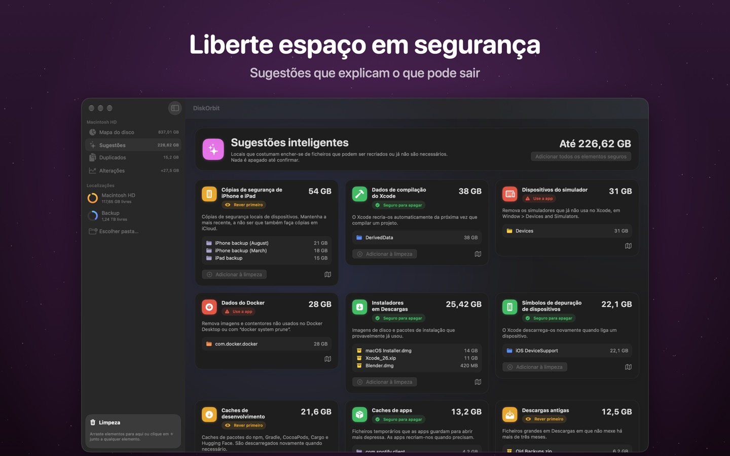 DiskOrbit, ecrã 3