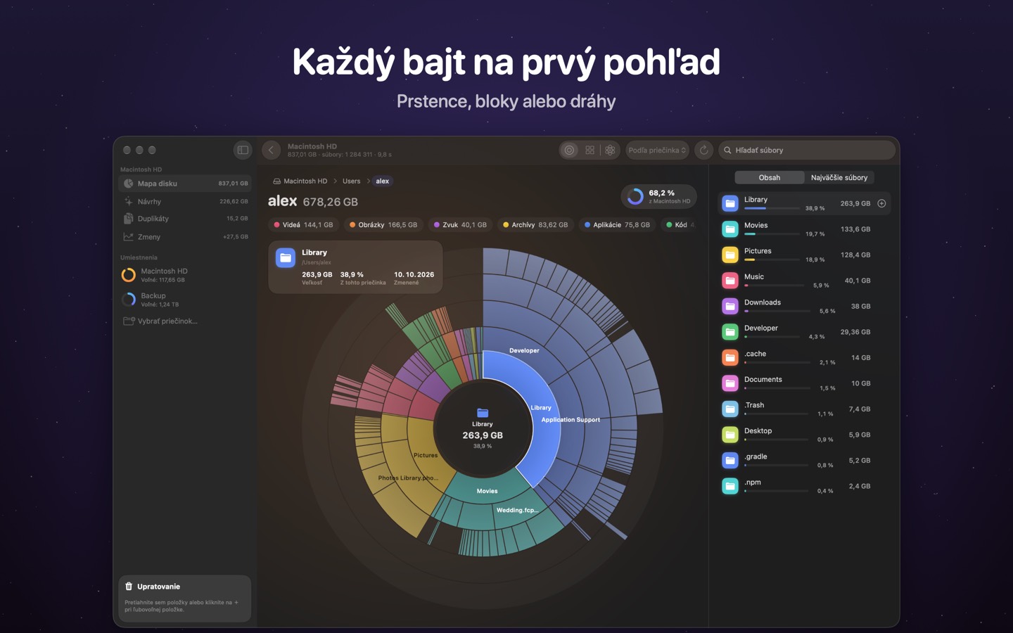 DiskOrbit, obrazovka 2