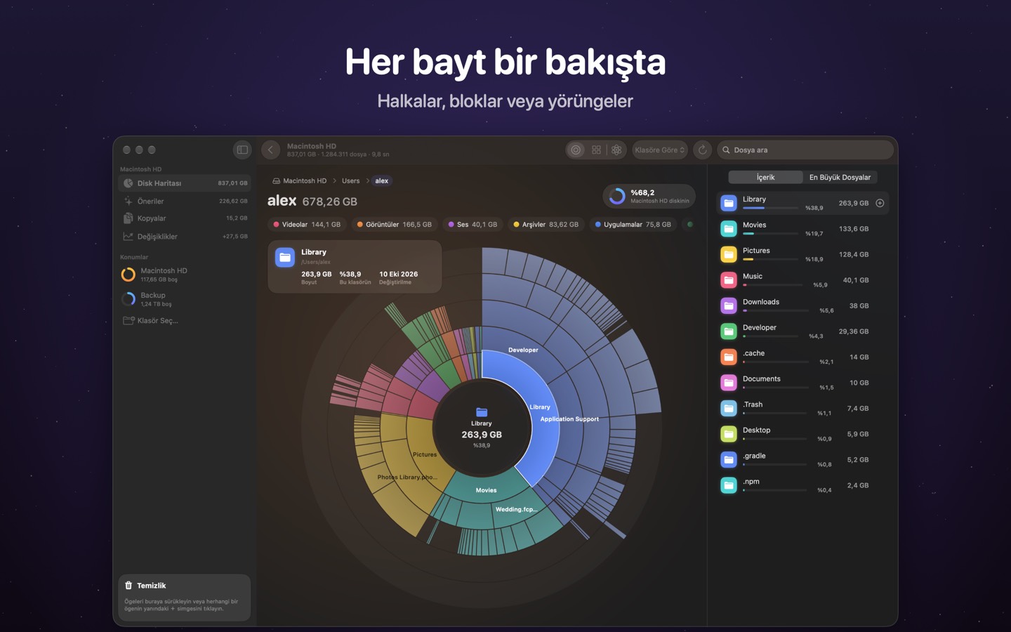 DiskOrbit, ekran 2