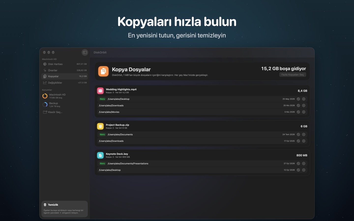 DiskOrbit, ekran 4