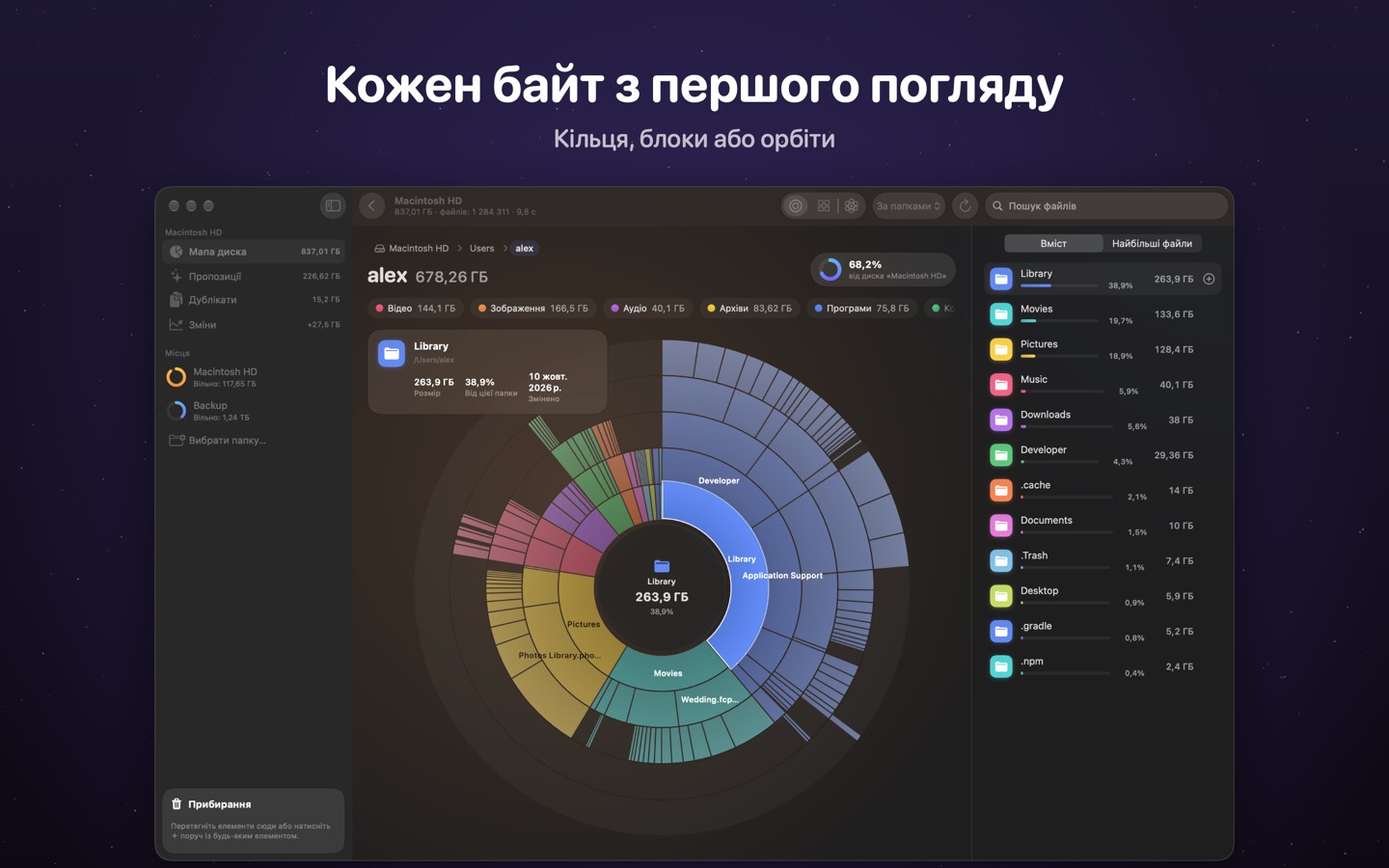 DiskOrbit, екран 2