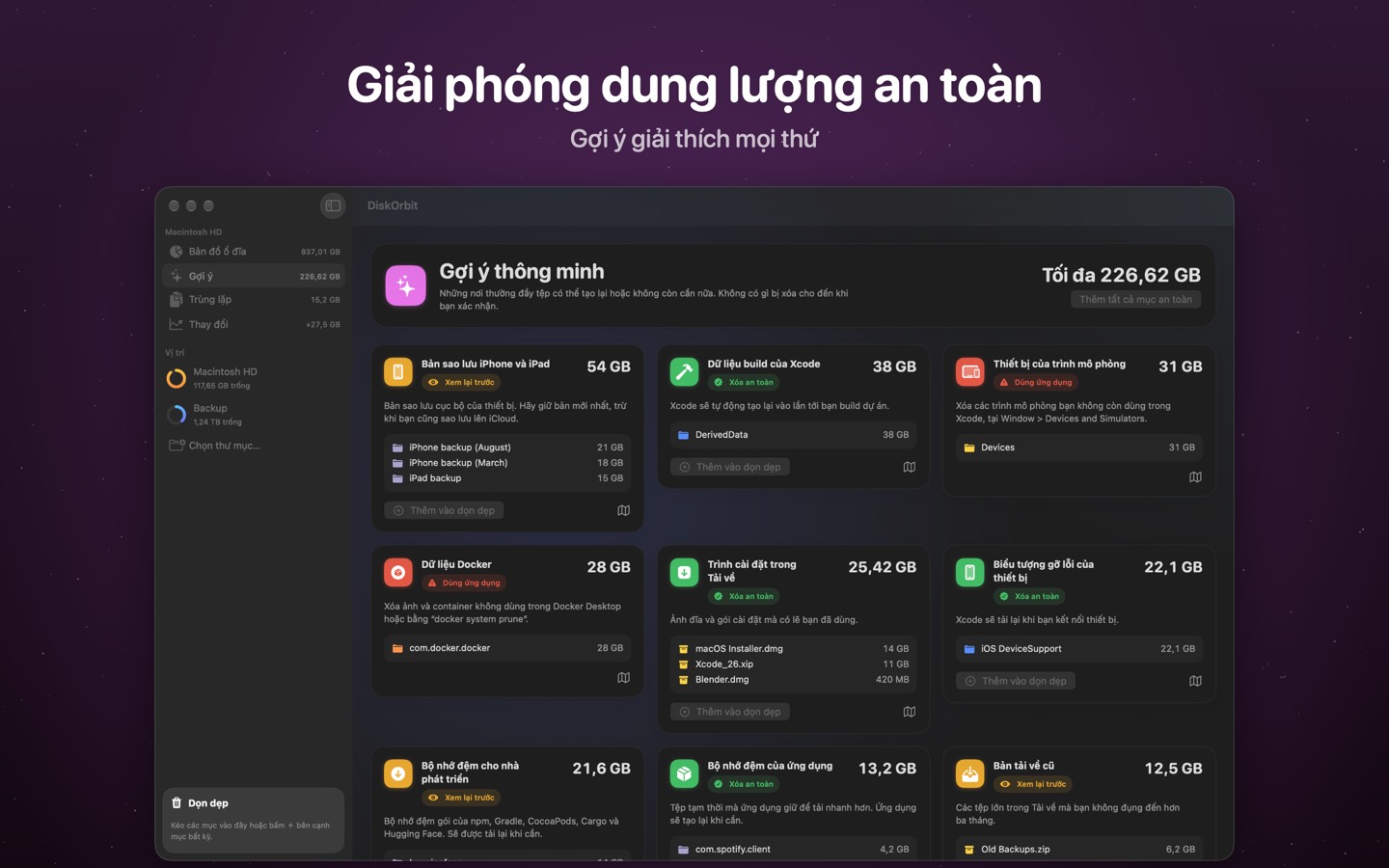 DiskOrbit, màn hình 3