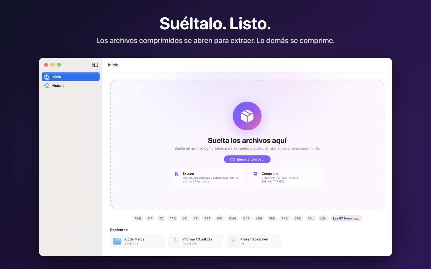 Extracta, pantalla 1