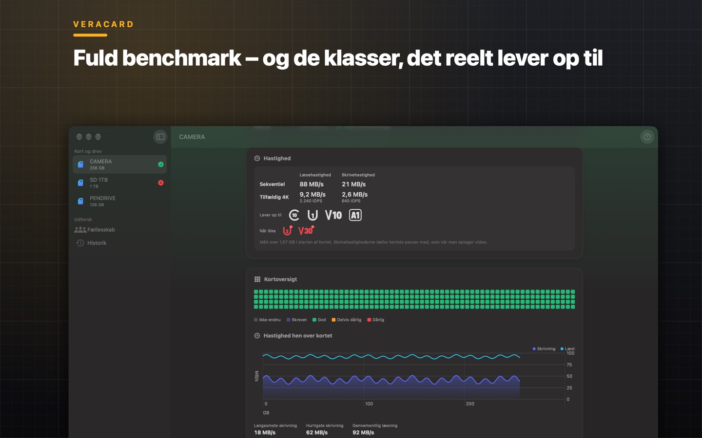 Veracard, skærm 2