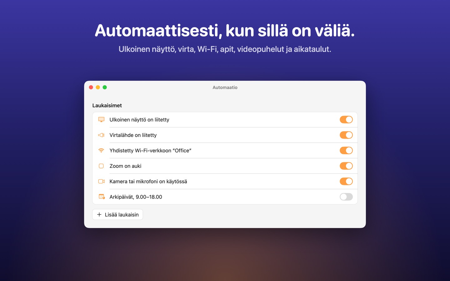 Wakeful, näkymä 3