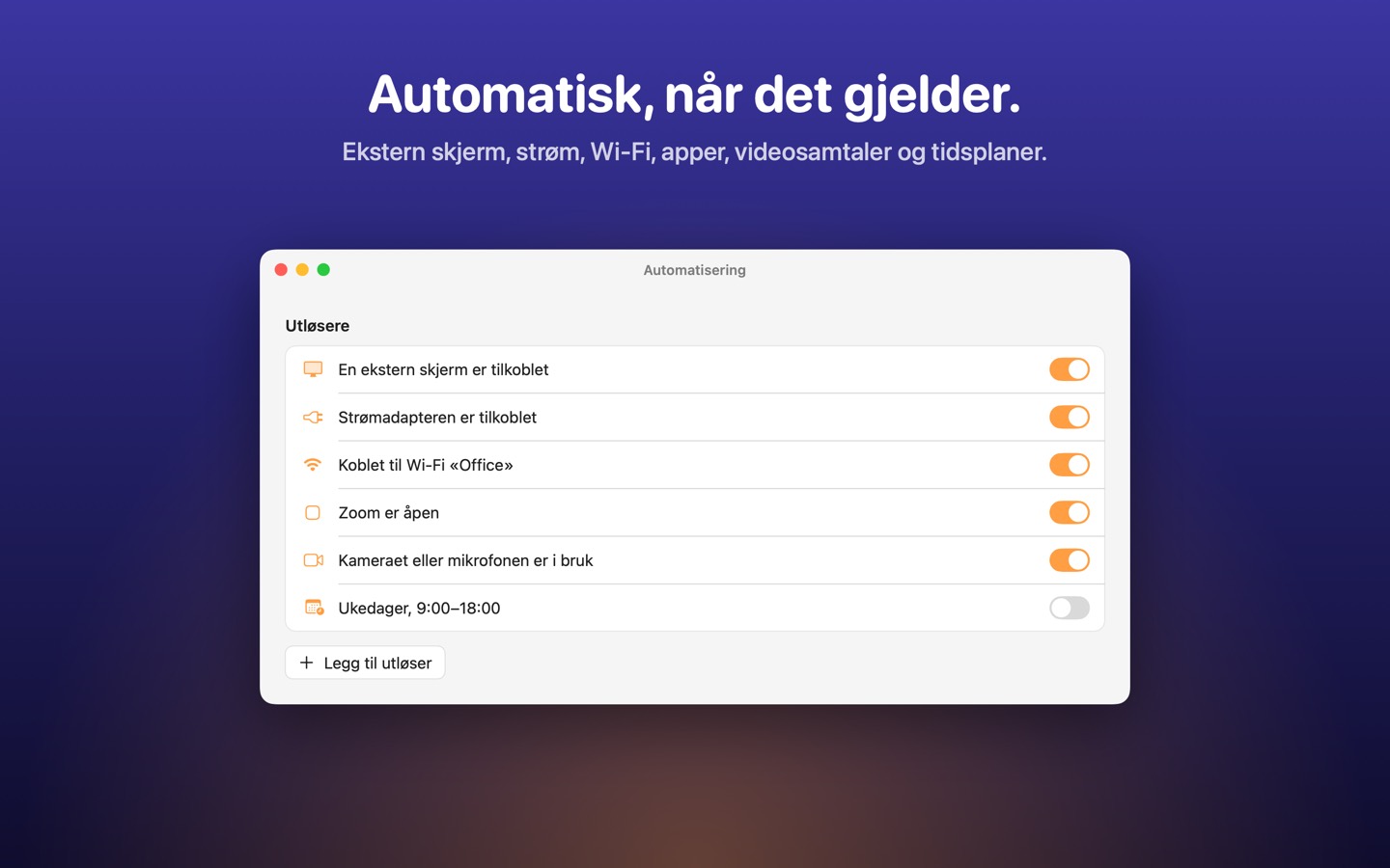 Wakeful, skjerm 3