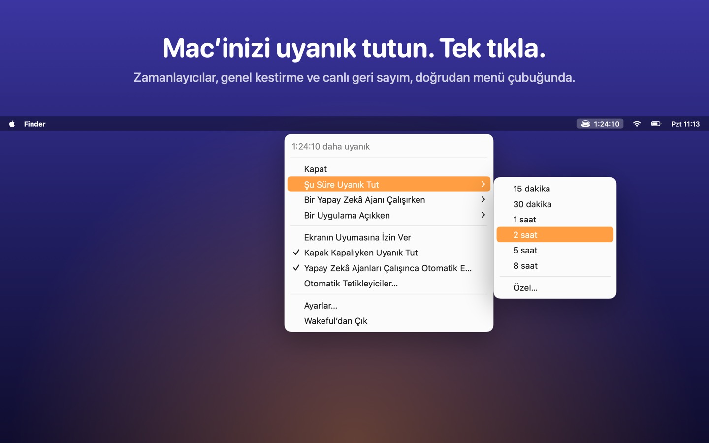 Wakeful, ekran 1