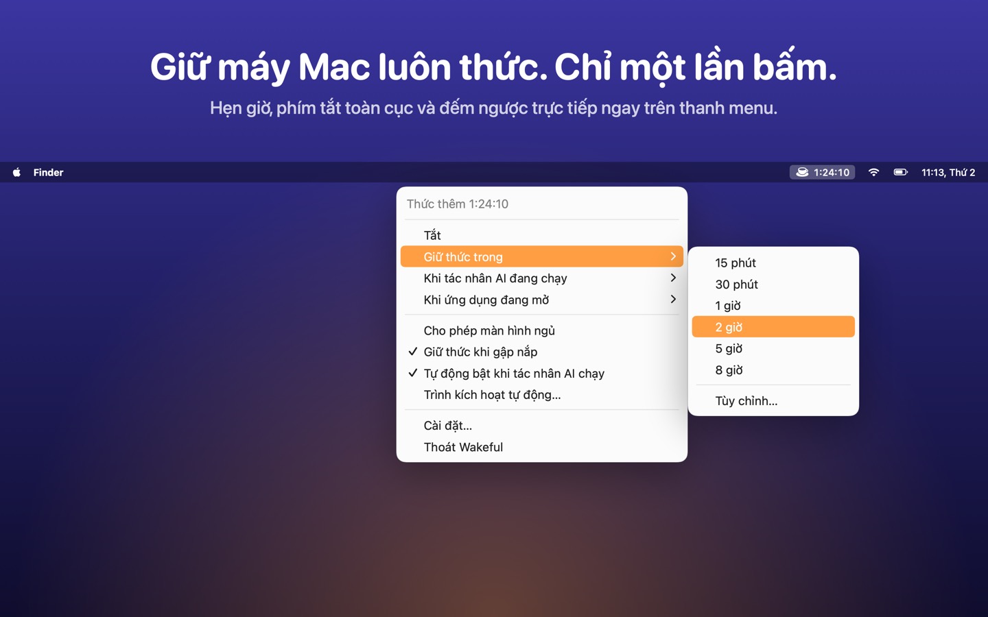 Wakeful, màn hình 1
