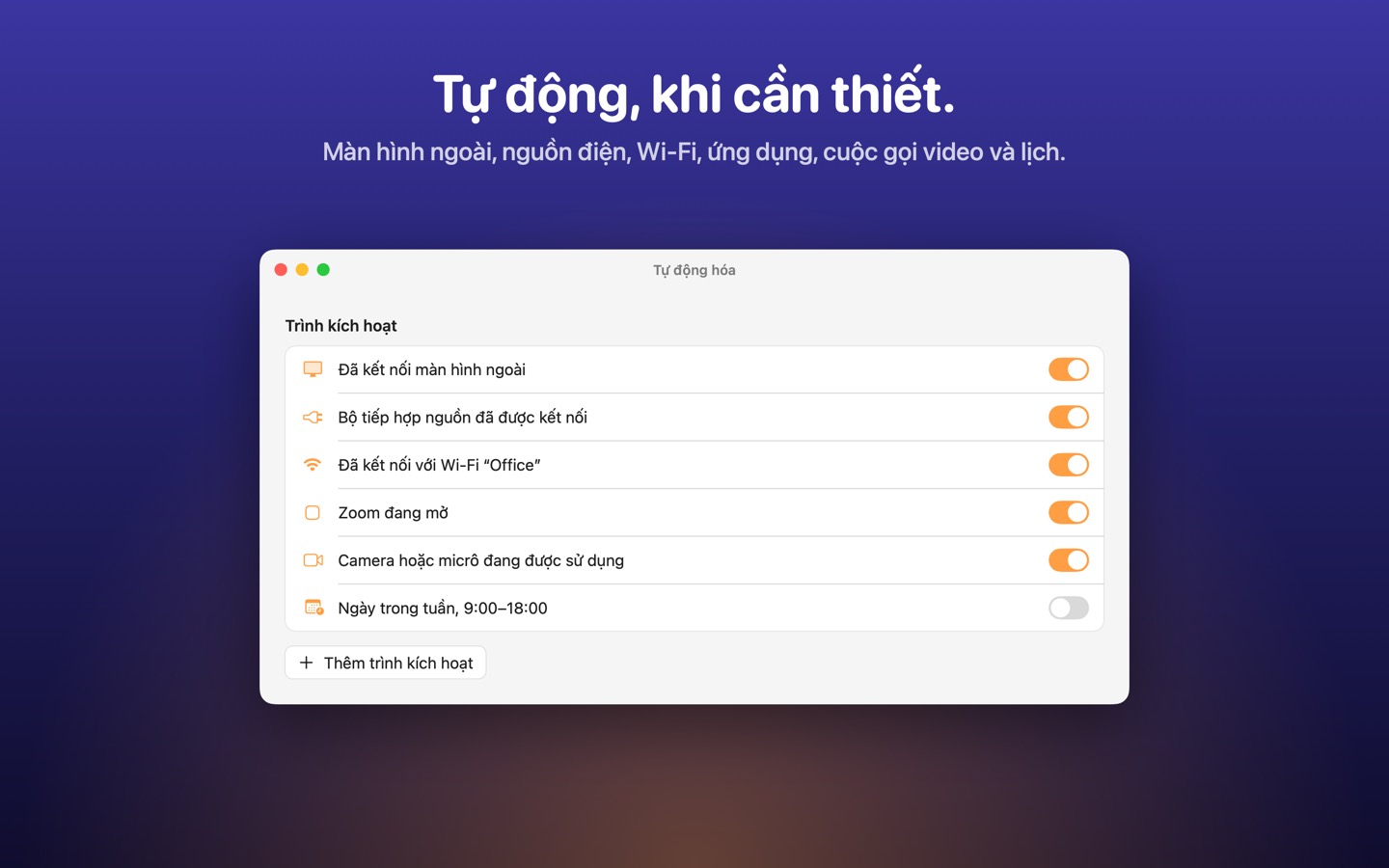 Wakeful, màn hình 3